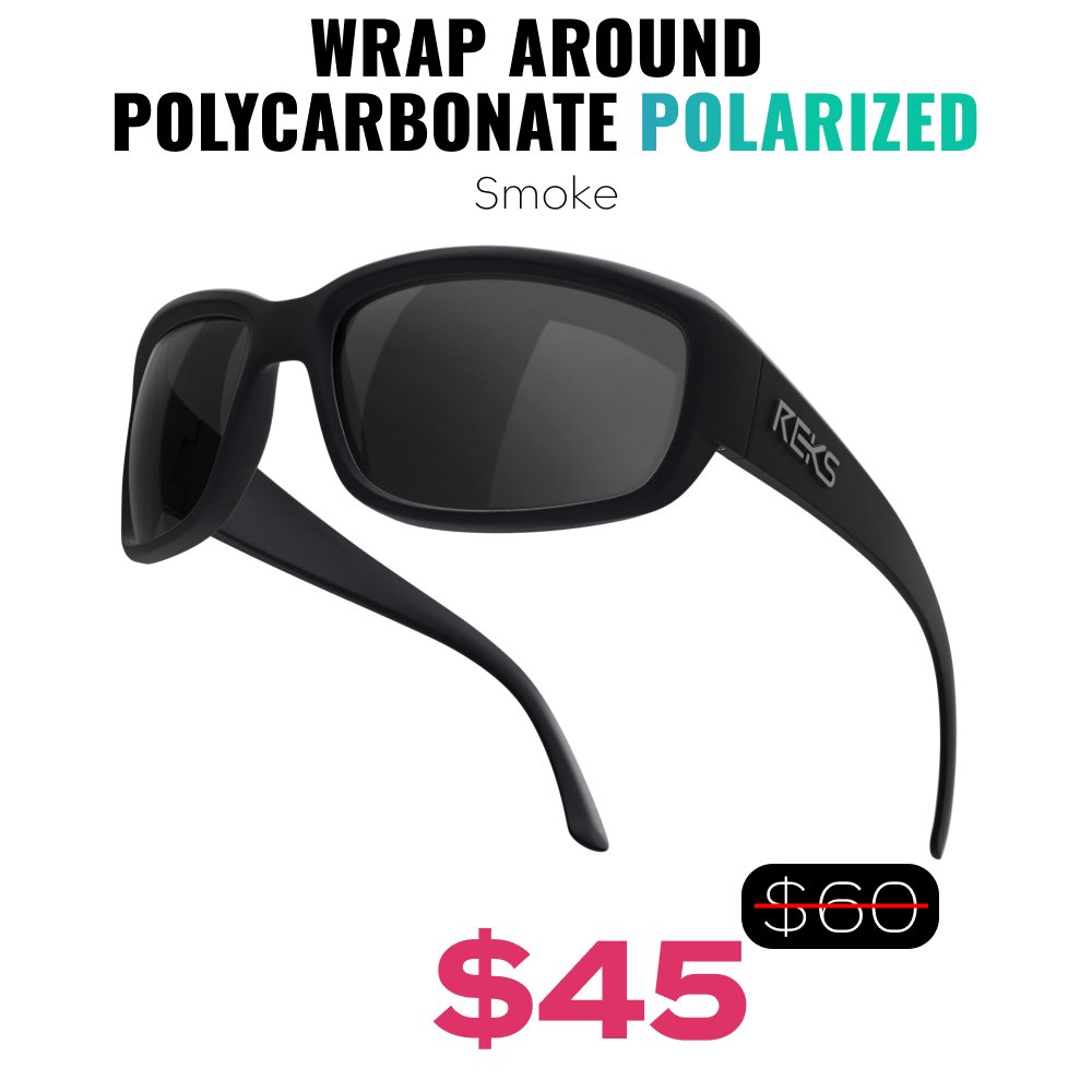Wrap Around Polarized Polycarbonate Sunglasses