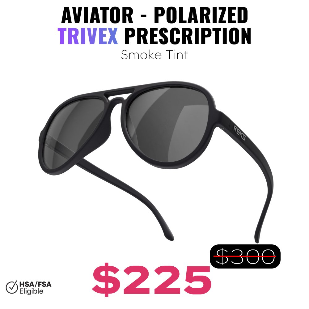 Aviator Polarized Trivex Sunglasses